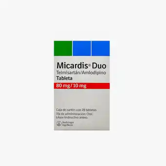 Farmacias YZA Micardis duo 80mg/10mg 28 tabs oferta