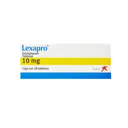 Farmacias YZA Lexapro 10mg 28 tabs oferta