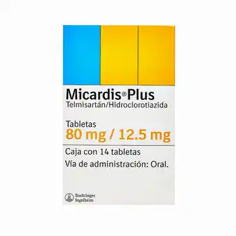 Farmacias YZA Micardis plus 80mg/12.5mg 14 tabs oferta