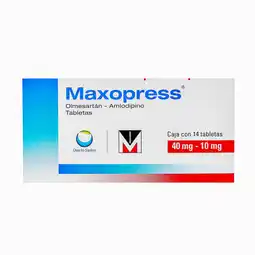 Farmacias YZA Maxopress 40mg/10mg 14 tabs oferta