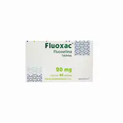 Farmacias YZA Fluoxac 20mg 40 tabs oferta