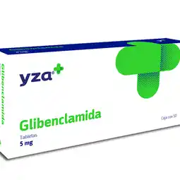 Farmacias YZA Yza glibenclamida 5mg 50 tabs oferta