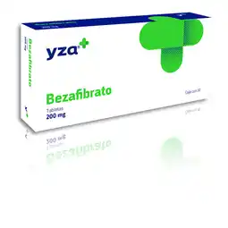 Farmacias YZA Yza bezafibrato 200mg 30 tabs oferta