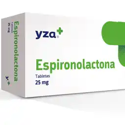 Farmacias YZA Yza espironolactona 25mg 20 tabs oferta