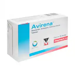 Farmacias YZA Avirena 40mg/5mg/12.5mg 28 tabs oferta