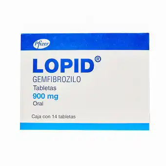 Farmacias YZA Lopid 900mg 14 tabs oferta