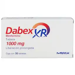 Farmacias YZA Dabex xr 1000mg 30 tabs oferta