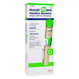 Farmacias YZA Humulin nph kwikpen 100ui 1 pluma oferta