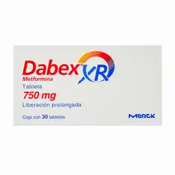 Farmacias YZA Dabex xr 750mg 30 tabs oferta