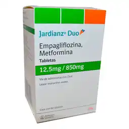 Farmacias YZA Jardianz duo 12.5mg/850mg 60 tabs oferta