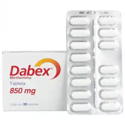 Farmacias YZA Dabex 850mg 30 tabs oferta