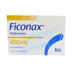 Farmacias YZA Ficonax 850mg 30 tabs oferta