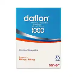 Farmacias YZA Daflon 900mg/100mg 30 sbs oferta