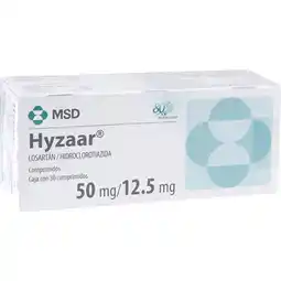Farmacias YZA Hyzaar 2x1 50mg/12.5mg 30 tabs oferta