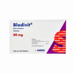 Farmacias YZA Blodivit 80mg 30 tabs oferta
