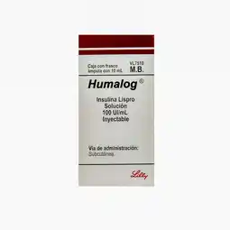 Farmacias YZA Humalog frasco ampula 100ui/ml 10ml oferta