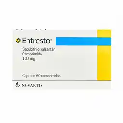 Farmacias YZA Entresto 100mg 60 comp oferta