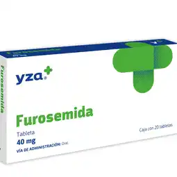 Farmacias YZA Yza furosemida 40mg 20 tabs oferta