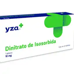 Farmacias YZA Yza isosorbida 10mg 20 tabs oferta