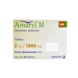 Farmacias YZA Amaryl m 2mg/1000mg 16 tabs oferta
