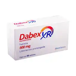 Farmacias YZA Dabex xr 500mg 60 tabs oferta