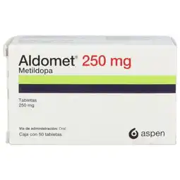 Farmacias YZA Aldomet 250mg 50 tabs oferta