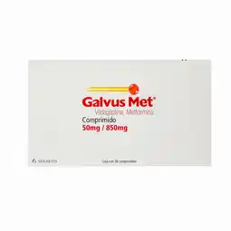 Farmacias YZA Galvus met 50mg/850mg 30 comp oferta