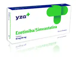 Farmacias YZA Yza ezetimiba, sivastatina 10mg/20mg 28 tabs oferta