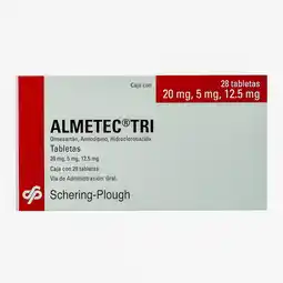 Farmacias YZA Almetec tri 20mg/5mg/12.5mg 28 tabs oferta