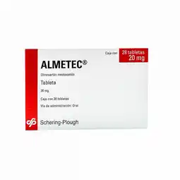Farmacias YZA Almetec 20mg 28 tabs oferta
