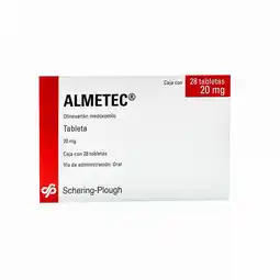 Farmacias YZA Almetec 20mg 28 tabs oferta