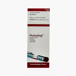Farmacias YZA Humalog kwikpen 100ui/ml 1 jga x 3ml oferta
