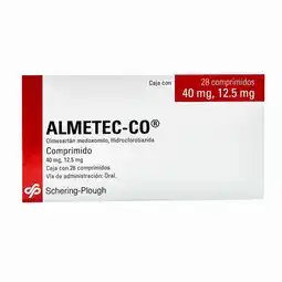 Farmacias YZA Almetec co 40mg/12.5mg 28 comp oferta