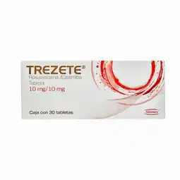 Farmacias YZA Trezete 10mg/10mg 30 tabs oferta