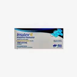 Farmacias YZA Insulex r suspensi 100ui/ml 1 amp x 10ml oferta