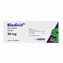 Farmacias YZA Blodivit 20mg 30 tabs oferta