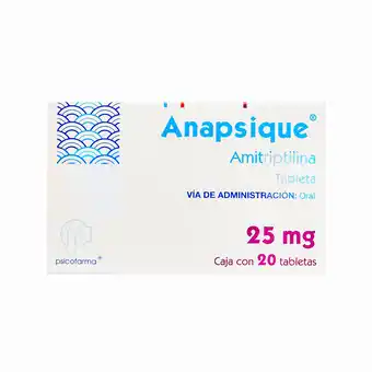 Farmacias YZA Anapsique 25mg 20 tabs oferta
