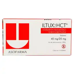 Farmacias YZA Iltux 2hct 40mg/25mg 14 comp oferta