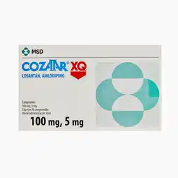Farmacias YZA Cozaar xq 100mg/5mg 30 comp oferta