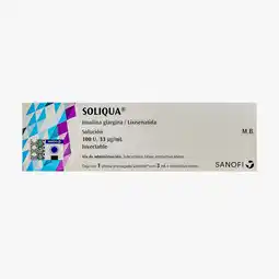 Farmacias YZA Soliqua solución in 100u/33mcg/m 1 pluma oferta
