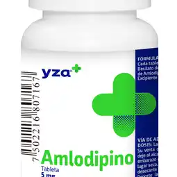 Farmacias YZA Yza amlodipino 5mg 100 tabs oferta