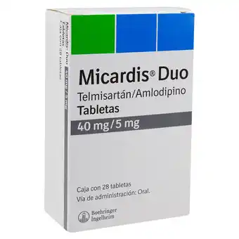 Farmacias YZA Micardis duo 40mg/5mg 28 tabs oferta