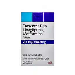 Farmacias YZA Trayenta duo 2.5mg/1000mg 60 tabs oferta