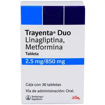 Farmacias YZA Trayenta duo 2.5mg/850mg 30 tabs oferta