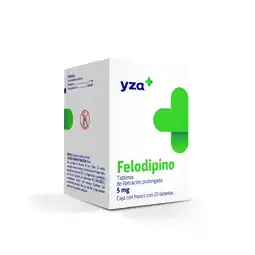 Farmacias YZA Yza felodipino 5mg 20 tabs oferta