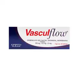 Farmacias YZA Vasculflow 250mg/225mg/25mg 30 tabs oferta