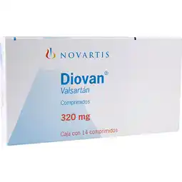 Farmacias YZA Diovan 320mg 14 comp oferta