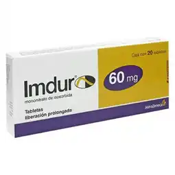 Farmacias YZA Imdur 60mg 20 tabletas oferta