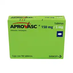 Farmacias YZA Aprovasc 150mg/5mg 14 tabs oferta