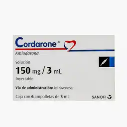 Farmacias YZA Cordarone 150mg 6 amp x 3ml oferta